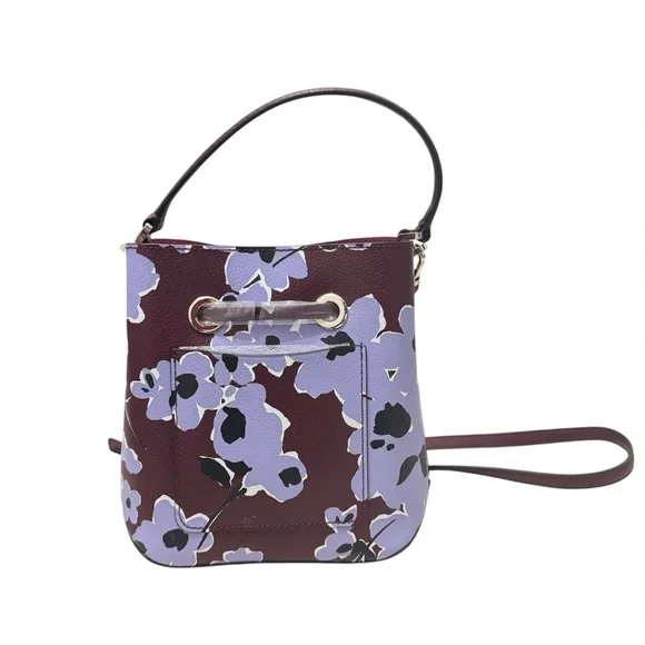 NEW KATE SPADE EVA WILDFLOWER BOUQUET SMALL FLORAL BUCKET CROSSBODY‎ BAG - Picture 4 of 12